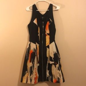 Abstract dress with pockets!